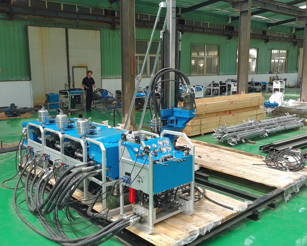 CR1000P Portable Core Drill Rig Overall Display