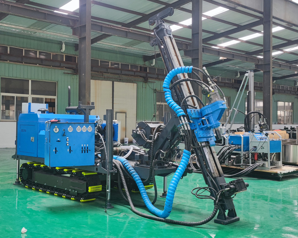 DTH30C crawler DTH drill rig overall display