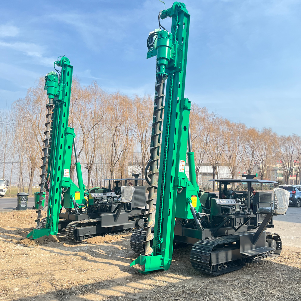 PV390 Photovoltaic Pile Driver Overall Display