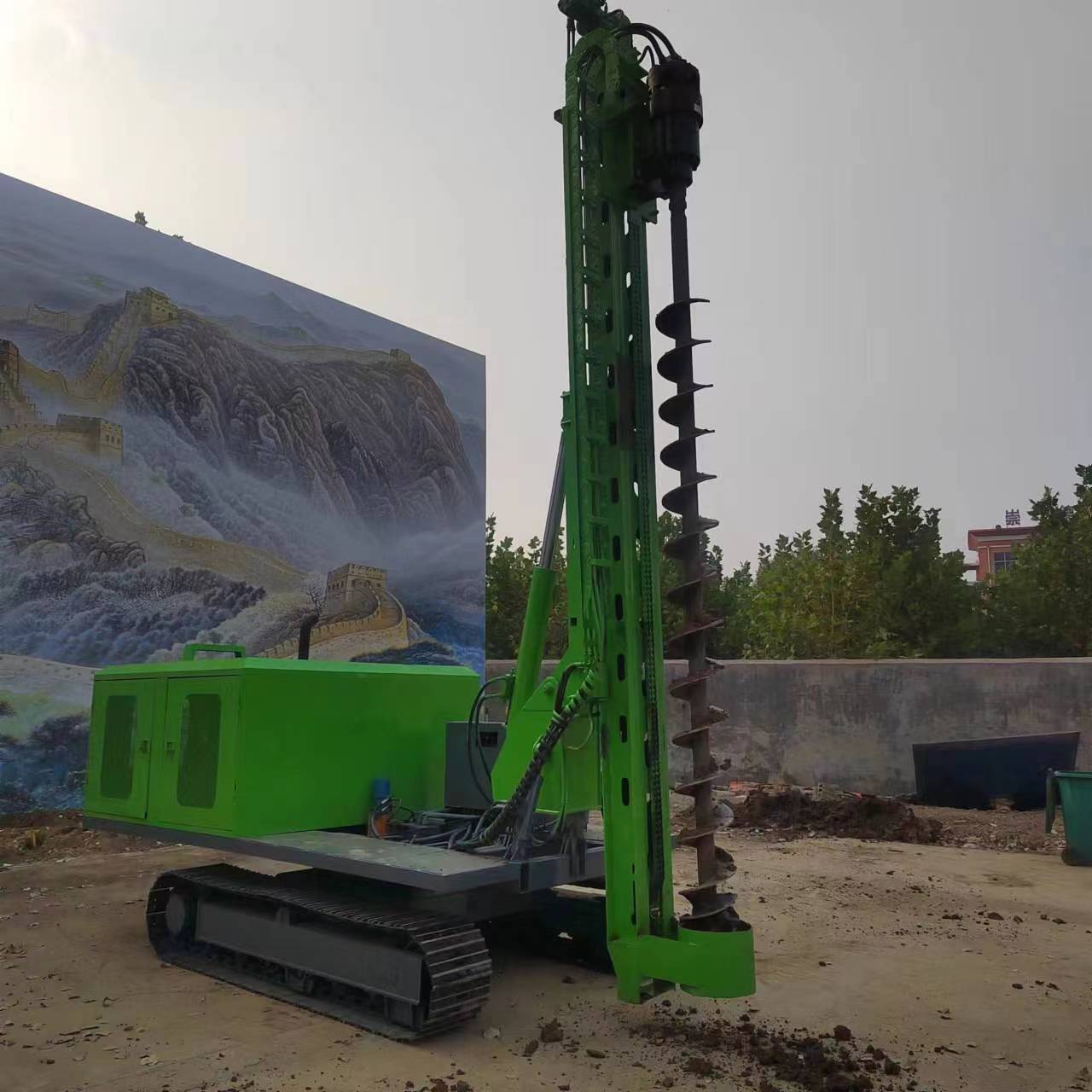 PV390R photovoltaic pile foundation drilling construction diagram
