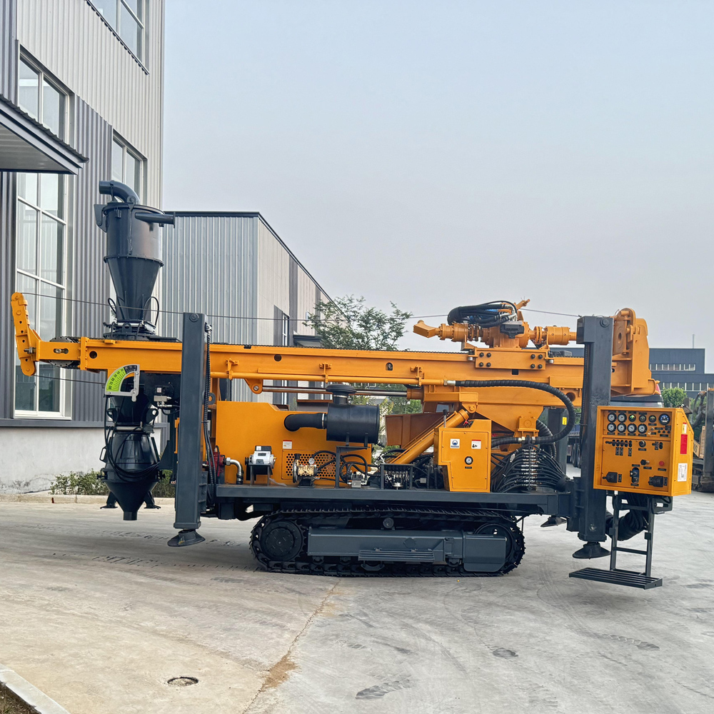 WR500RC-CS3 crawler reverse circulation drill rig overall display