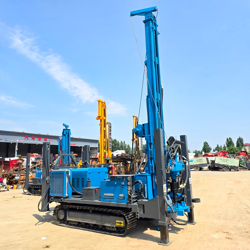 WR500RCE drilling rig crawler chassis and mast structure
