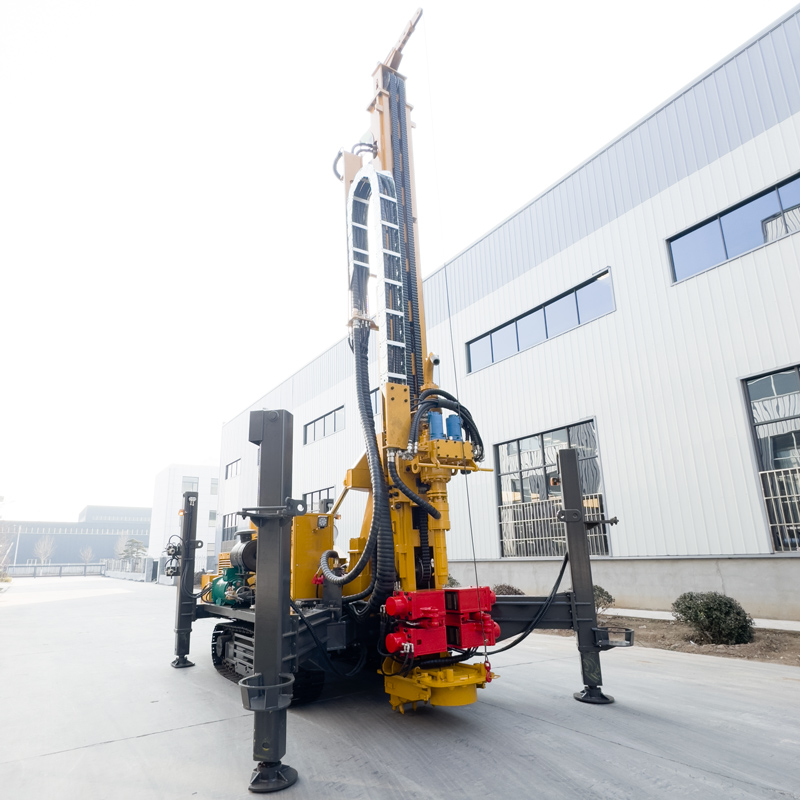 WR600RC reverse circulation drilling rig mining area construction view
