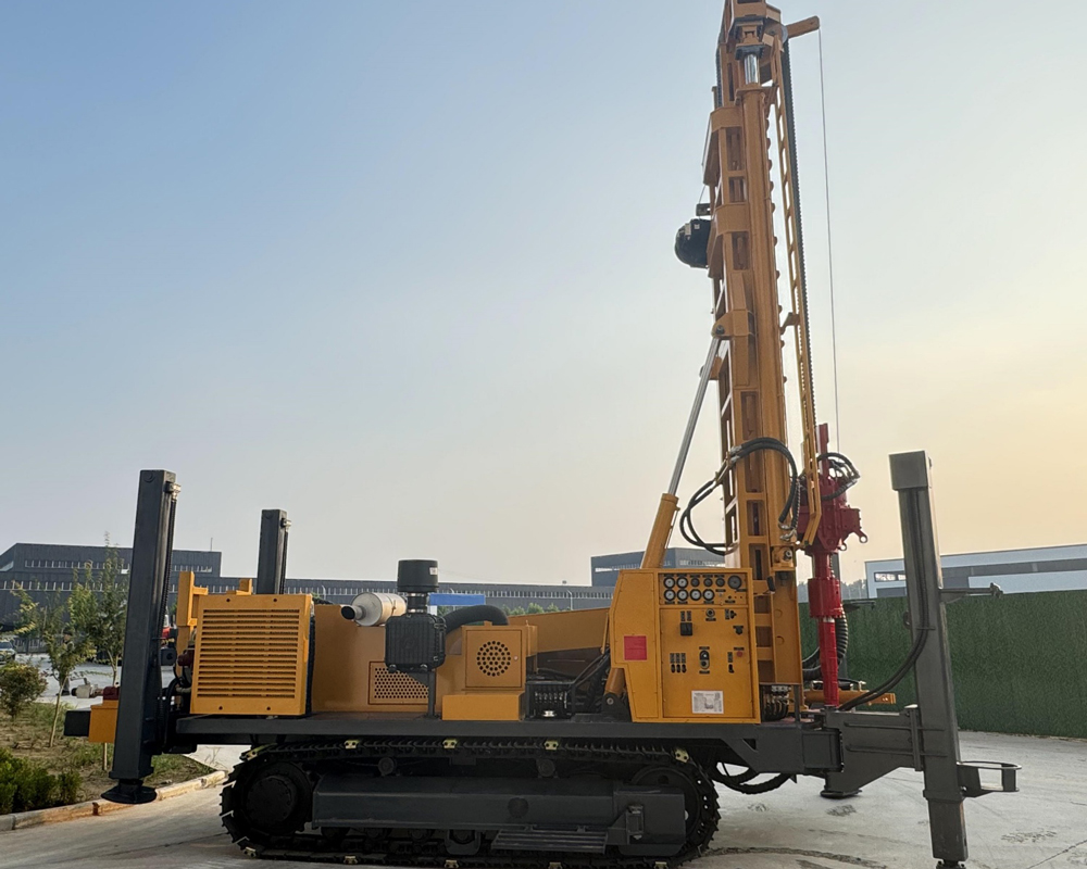 WR1000S 1000m Telescopic Mast Crawler Water Well Drilling Rig