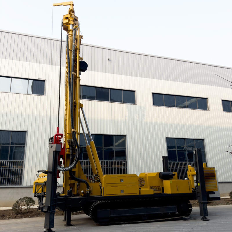 WR1200SL telescopic mast and 9.6 m drill pipe configuration