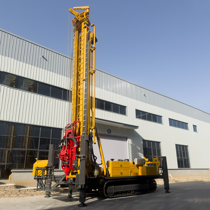 WR1500S Telescopic Mast Crawler Water Well Drilling Rig