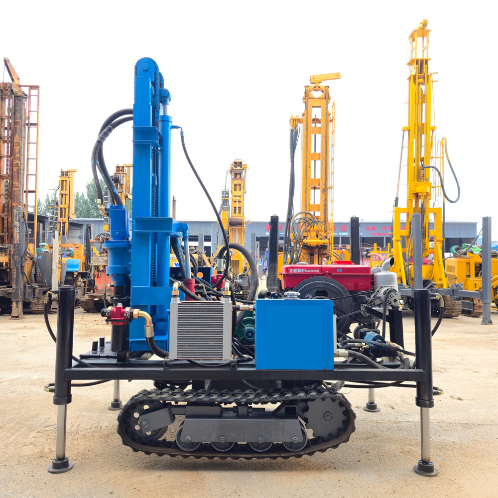 WR180E Crawler Water Well Drilling Rig Overall Display