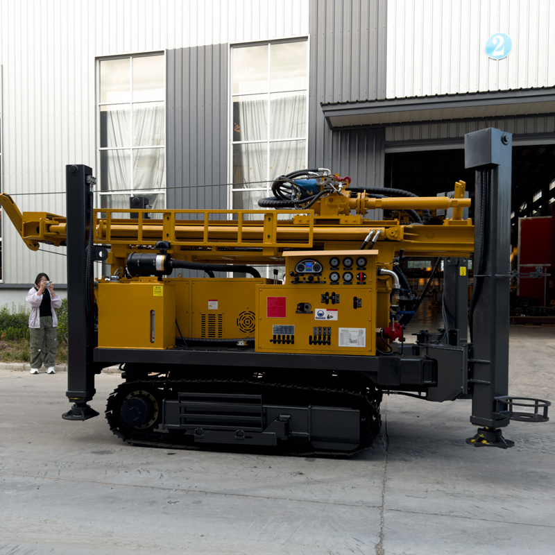 WR300SE water well drilling rig drill pipe and rotary system