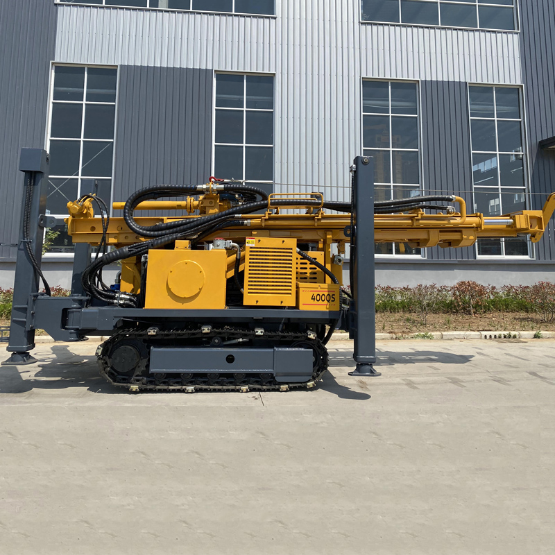 WR400QS Crawler Fully Hydraulic Water Well Drilling Rig Overall Display