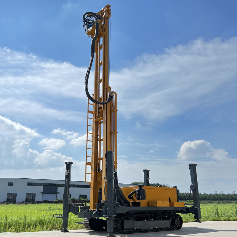 WR450SE Crawler Water Well Drilling Rig Overall Display
