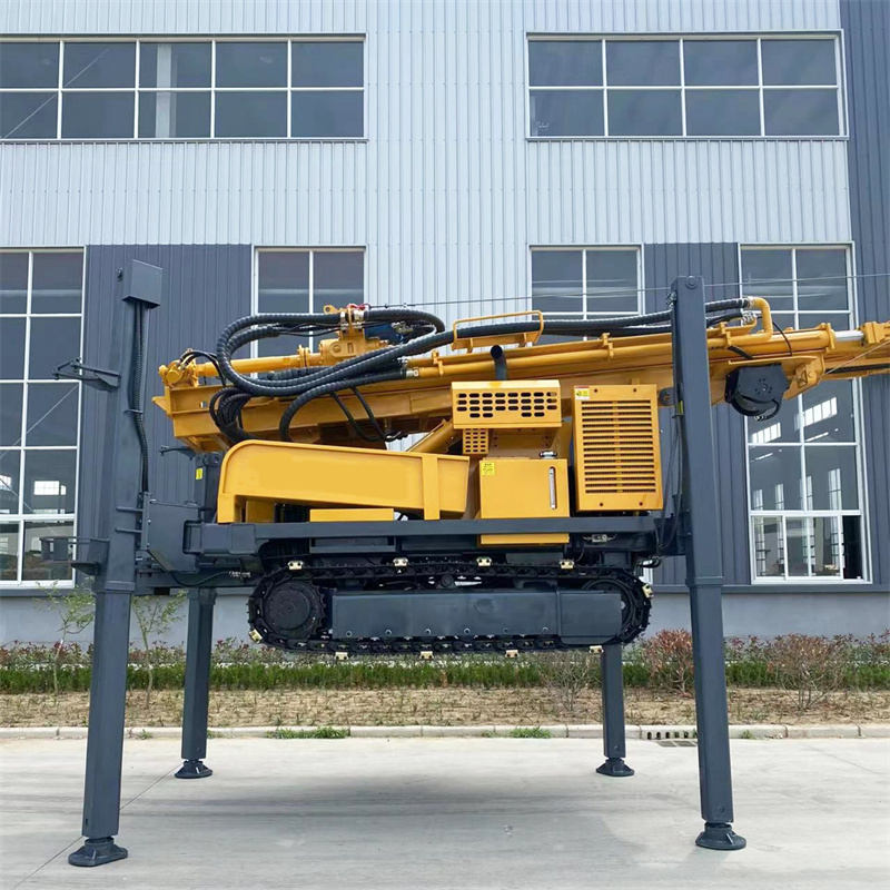 WR500S Telescopic Mast Crawler Water Well Drilling Rig Overall Display