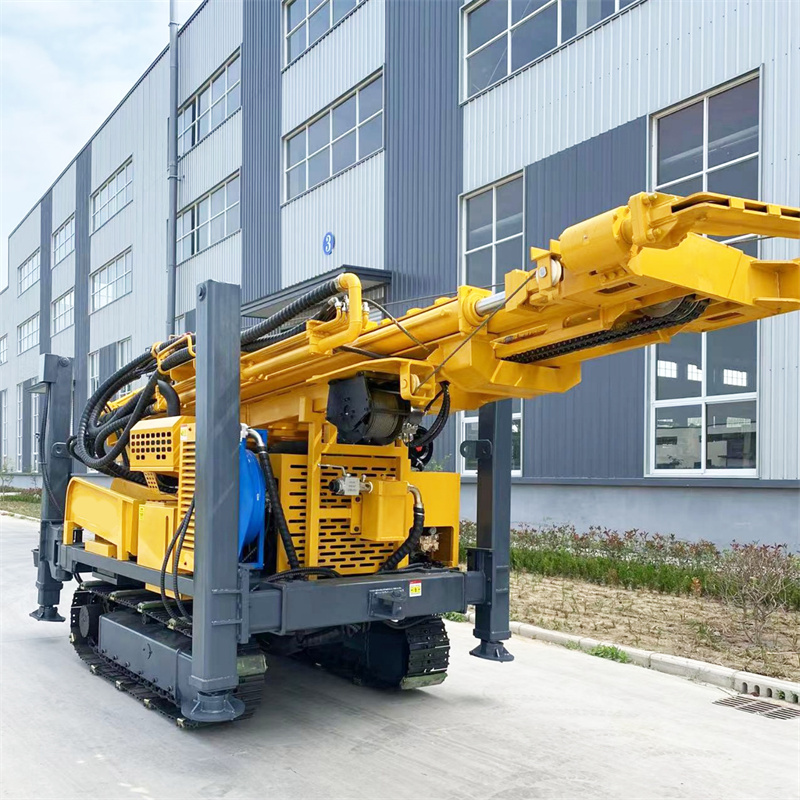 WR500S 500 m Water Well Drilling Rig Crawler Chassis and Outrigger Structure