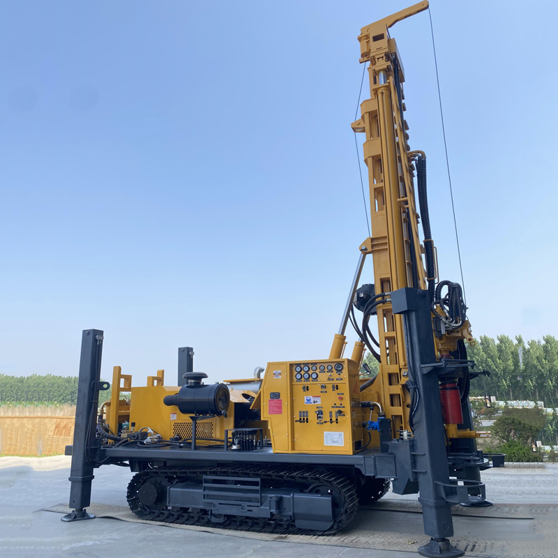 WR600S Telescopic Mast Crawler Water Well Drilling Rig Overall Display