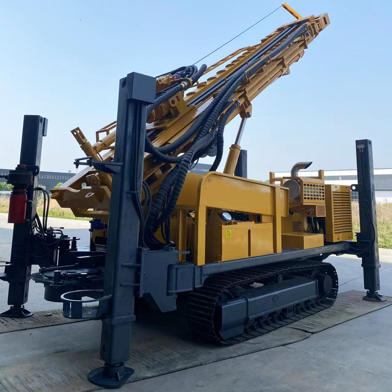 WR600S 600-Meter-Class Deep Water Well Drilling Rig Crawler Chassis Details