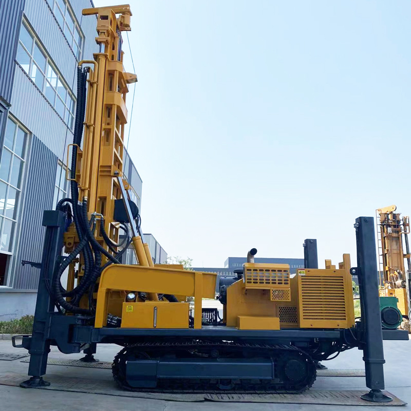 WR600S Water Well Drilling Rig Telescopic Mast and Drill Pipe Configuration