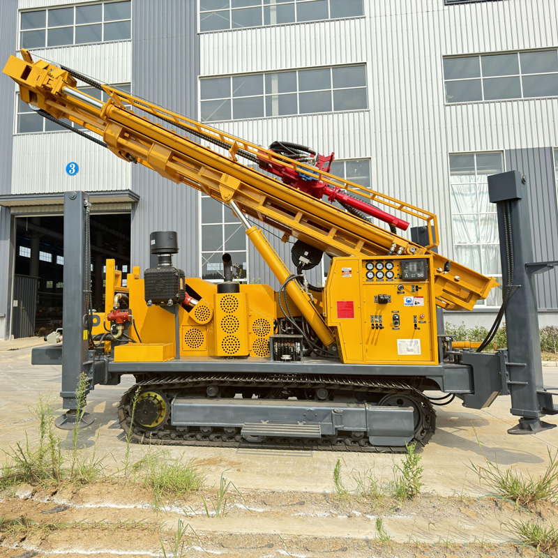WR750S Crawler Water Well Drilling Rig Overall Display